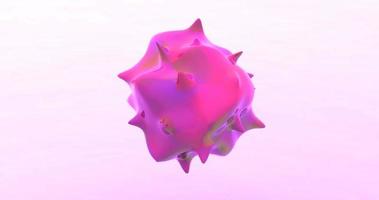 rotação de imagens de vírus em 3D video