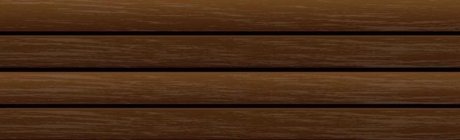 Realistic texture pattern of dark wood, background - Vector