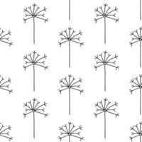 Floral seamless pattern. Isolated on white background vector