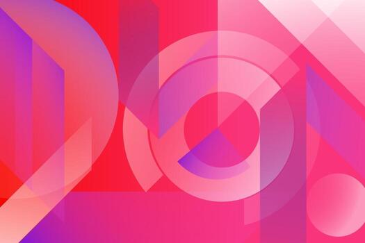 Abstract colored background from triangles, circles and lines. vector