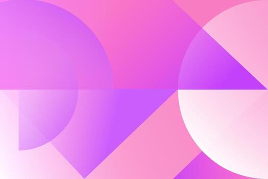 Fondo de color abstracto de triángulos, círculos y líneas. vector