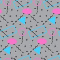 Seamless pattern in minimalistic geometric style vector