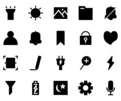 User Interface icon set vector