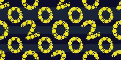 2020 numbers with circle fill seamless pattern on blue background. vector