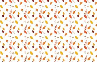 fall floral leaves pattern wallpaper graphics background for textile vector