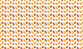 Fondo de gráficos de papel tapiz de patrón de hojas de otoño para textil vector