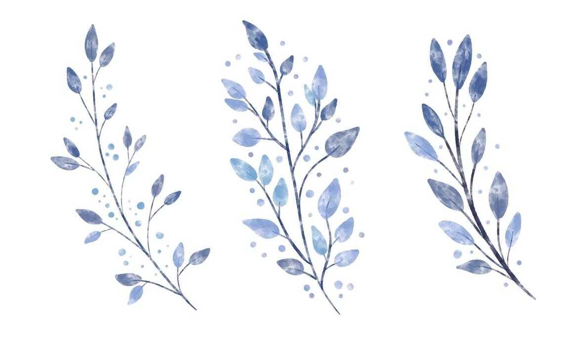 Watercolor Leaves Vector Art, Icons, and Graphics for Free Download