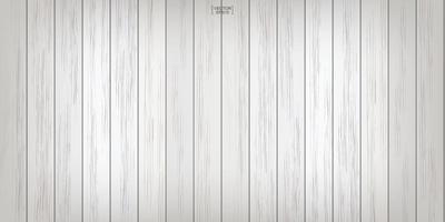 White wood pattern and texture for background. Vector. vector