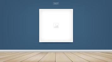 Empty photo frame or picture frame background. Vector. vector