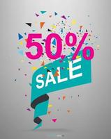 Paper tag banner for special offer sale. Vector. vector