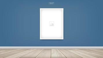 Empty photo frame or picture frame background. Vector. vector