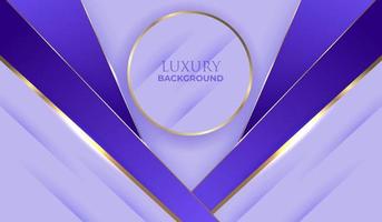 Abstract gold and purple luxury background vector