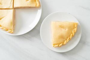 Toddy palm pies on plate photo