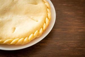 Toddy palm pies on plate photo