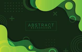 Abstract Background in Green Color vector