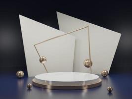 Premium looking gorgeous event stage or podium design photo