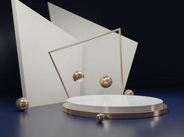 Premium looking gorgeous event stage or podium design photo