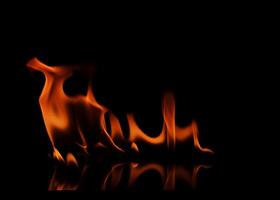 Abstracts fire texture on black backgrounds photo