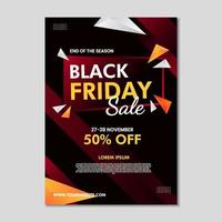 Black Friday Sale Poster vector