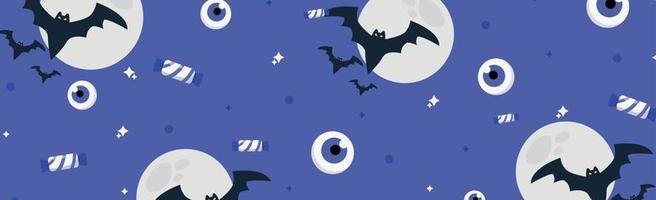 Colorful pattern background for the holiday halloween vector