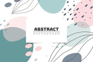 Abstract pastel background design vector