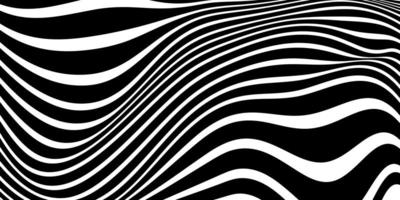 Black and white design. Abstract 3D geometrical background vector