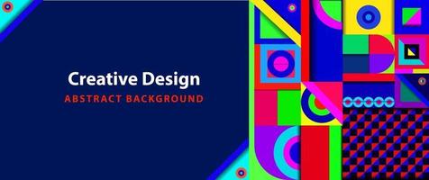 Abstract Geometric Design Background vector