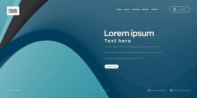Landing page. colorful vector background design