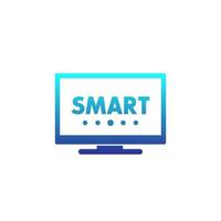 Smart tv icon vector