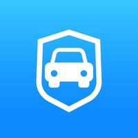 car security icon vector