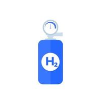 hydrogen tank icon isolated on white vector