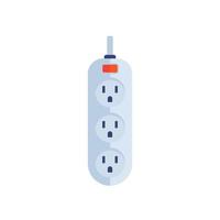 power strip icon, type B socket vector