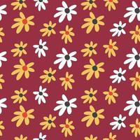 papel digital de patrones sin fisuras florales diminutos vector