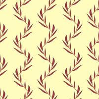 Vines Seamless Pattern Digital Paper vector