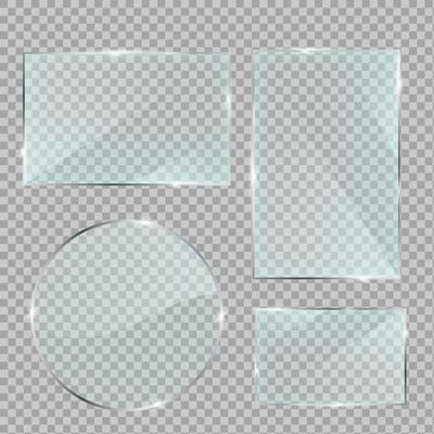 Square glass frame Set Design