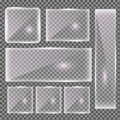 Square glass frame Set Design