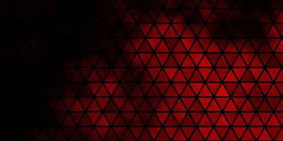 Dark Orange vector pattern with polygonal style.