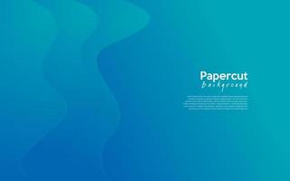 modern abstract papercut background vector