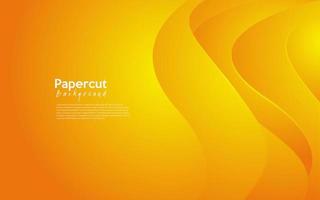 modern abstract papercut background vector