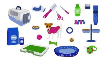 SET for dogs vector