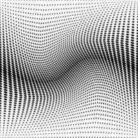 Abstract halftone dotted background. Wave vintage layout vector