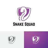 Snake Serpent Shield Poisonous Animal Tactics Strategy Game Esport vector