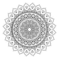 Mandalas for coloring book. Decorative round ornaments, therapy patterns, abstract zentangle. vector