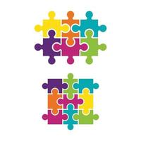 Puzzle Vector Illustration design