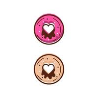 Donut Vector icon design illustration