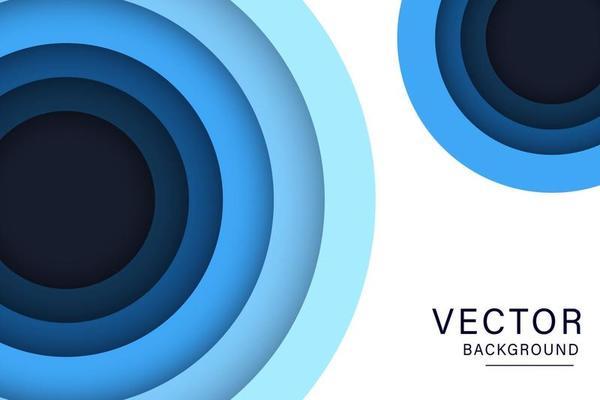 Geometric blue square shape 3D background