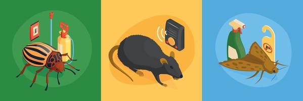 Pest Control Design Concept vector