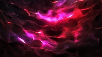 Fondo de malla de onda de caos rosa de energía de resplandor oscuro, video