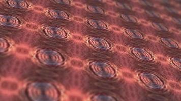rojo grunge círculo patrón azulejo malla forma textura patrón animación video
