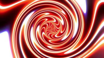 Glow red ring color spiral tunnel strips textures background video